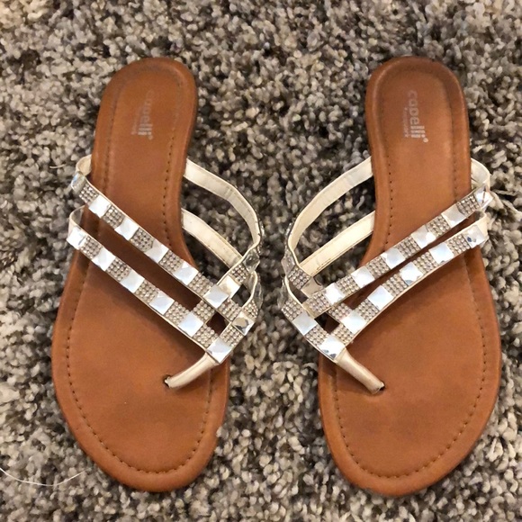 bedazzled flip flops